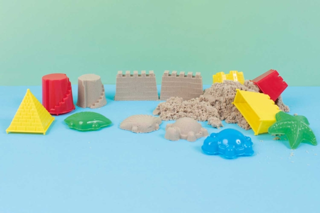 Sand Modeling Molds - 14 Pieces - 2 - Modeling Sand - Molding and Casting - 10doigts.com - Sable à modeler - Modelage et moulage - 10doigts.fr