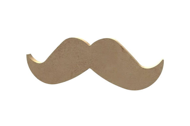 Decorative Wooden Mustache - 1 - Wooden Shapes - 10doigts.com - Formes en bois à décorer - 10doigts.fr