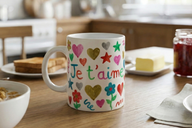 12 mugs en céramique + 6 marqueurs peinture - 2 - Decorative Ceramic Supports - 10doigts.com - Supports en céramique à décorer - 10doigts.fr