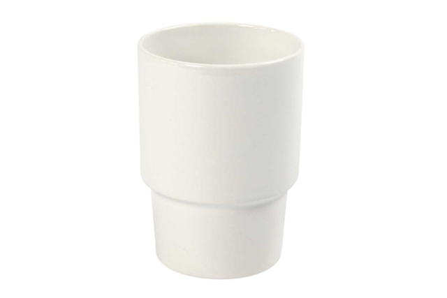 Customizable White Porcelain Mug - 1 - Decorative Ceramic Supports - 10doigts.com - Supports en céramique à décorer - 10doigts.fr
