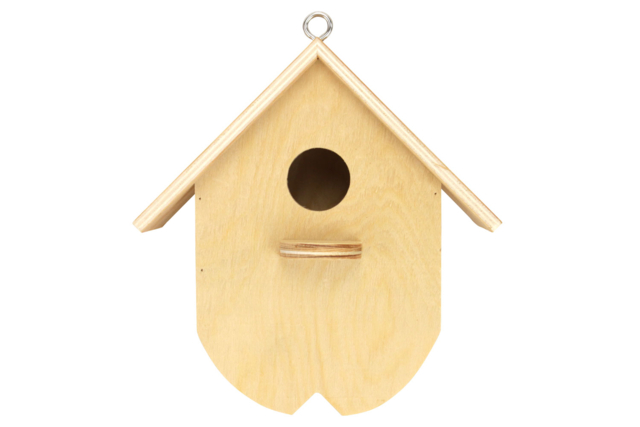 Raw Wood Birdhouse to Decorate - 15 cm - 9 - Wooden Birdhouses and Feeders - 10doigts.com - Nichoirs, mangeoires et refuges en bois à décorer - 10doigts.fr