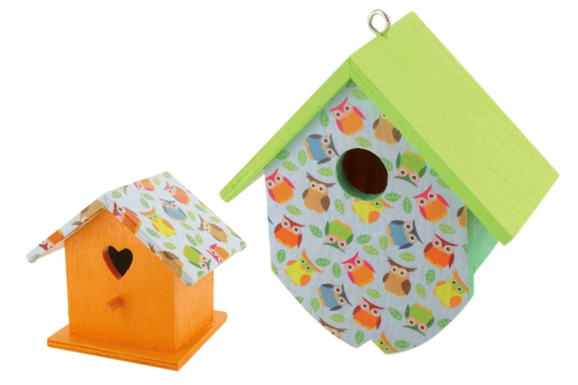 Raw Wood Birdhouse to Decorate - 15 cm - 5 - Wooden Birdhouses and Feeders - 10doigts.com - Nichoirs, mangeoires et refuges en bois à décorer - 10doigts.fr