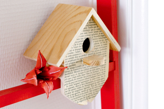 Raw Wood Birdhouse to Decorate - 15 cm - 6 - Wooden Birdhouses and Feeders - 10doigts.com - Nichoirs, mangeoires et refuges en bois à décorer - 10doigts.fr