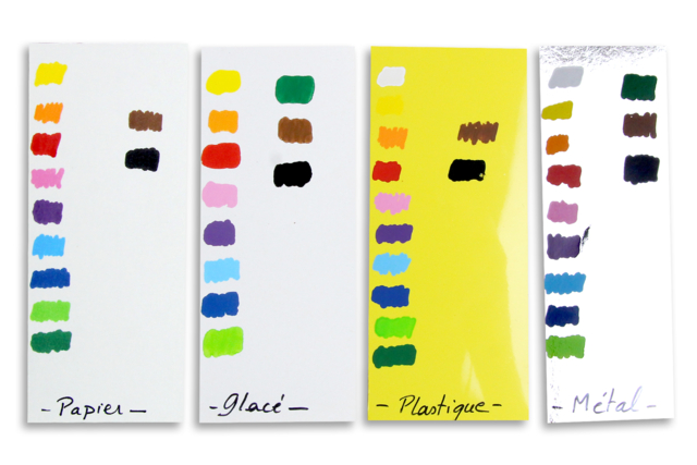 Permanent Markers with Glossy Lacquer - 2 - Paint Markers - 10doigts.com - Marqueurs peinture : l'intensité de l'acrylique au bout des doigts - 10doigts.fr