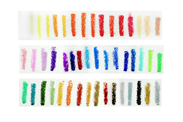 muestra pastel - Pastels et fusains : l'art de la couleur et du contraste - 10doigts.fr