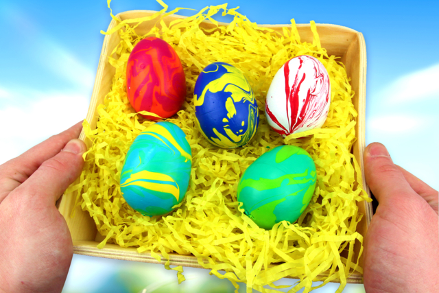 Styrofoam Eggs - Various Sizes - 5 - Creative Easter Eggs - 10doigts.com - Oeufs de Pâques créatif - 10doigts.fr