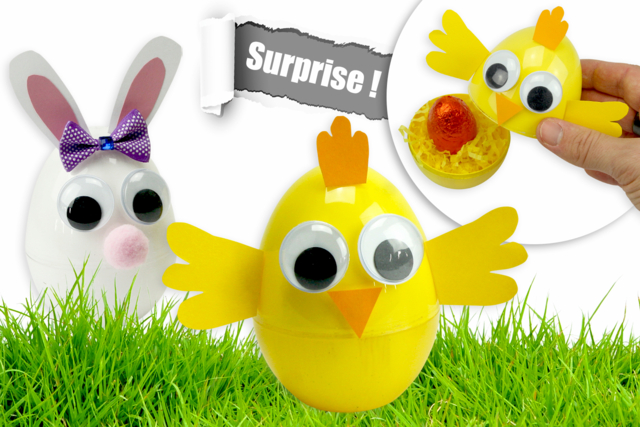 Transparent Surprise Eggs - 5 Pieces - 4 - Creative Easter Eggs - 10doigts.com - Oeufs de Pâques créatif - 10doigts.fr