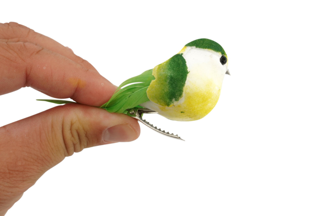 Colored Birds on Clip - 3 Pieces - 3 - Stick-on Decorations - 10doigts.com - Décorations à coller - 10doigts.fr