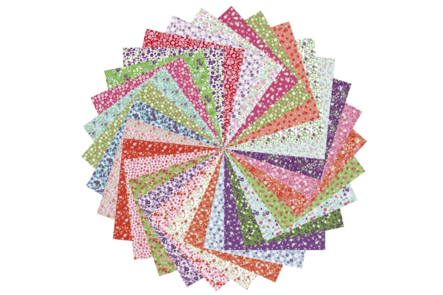 Origami Flower Paper - 60 Sheets - 1 - Origami Papers - 10doigts.com - Papiers Origami - 10doigts.fr