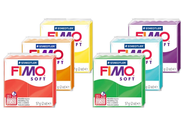 Rainbow Fimo - 6 Blocks - 1 - Fimo Clay Promotional Packs - 10doigts.com - Packs Promo pâtes Fimo : des assortiments exclusifs au meilleur prix - 10doigts.fr