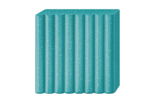 Fimo Effect Glitter - Turquoise (392) - 2 - Fimo Effect Clay - 10doigts.com - Pâtes Fimo Effect : donnez une dimension magique à vos modelages - 10doigts.fr