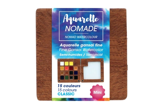 Paleta de acuarela nómada ART & GO - Couleurs aquarelle - 10doigts.fr
