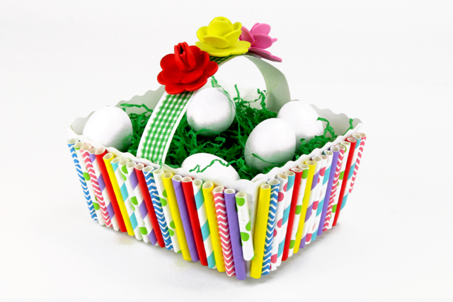 White Assemble-Your-Own Baskets - 6 pcs - 2 - Easter Baskets - 10doigts.com - Paniers de Pâques - 10doigts.fr