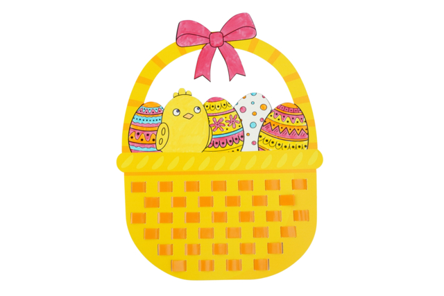 Cestas de Pascua para tejer - creación - Kits créatifs Pâques - 10doigts.fr