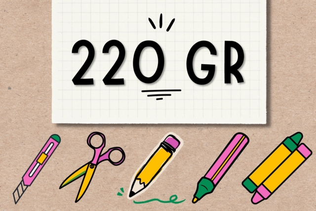papel 220 gramos - Ramettes de papiers - 10doigts.fr