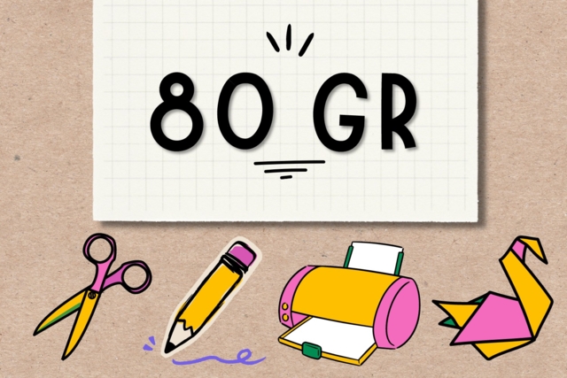 papel 80 gramos - Papier adhésif - 10doigts.fr