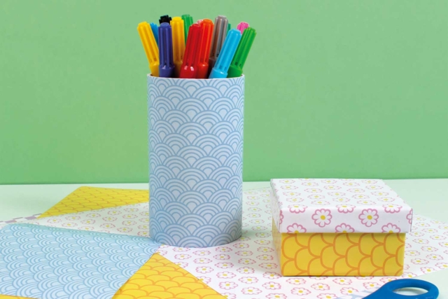 papel adhesivo portalápices - Papier adhésif - 10doigts.fr