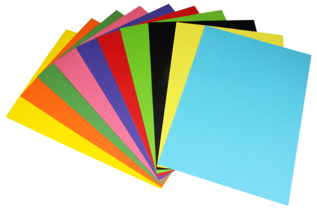 Papel de carteles colores vivos variados - Papier affiche - 10doigts.fr