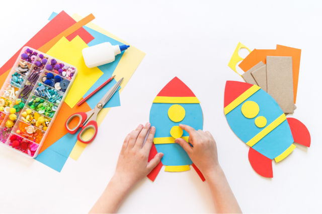 rafia de papel - Papiers colorés - 10doigts.fr