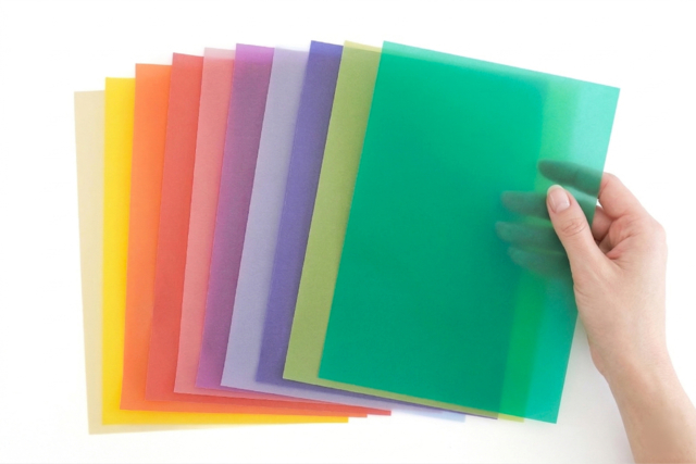 papel vegetal vitral de color - Papier calque, vitrail - 10doigts.fr