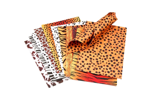 Cartón con motivos de animales - Papiers à motifs - 10doigts.fr