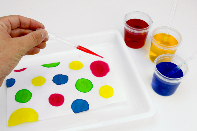 Diffuser Paper Sheets - 5 - Blotting Paper - 10doigts.com - Papier diffuseur : la magie des couleurs qui se mélangent - 10doigts.fr