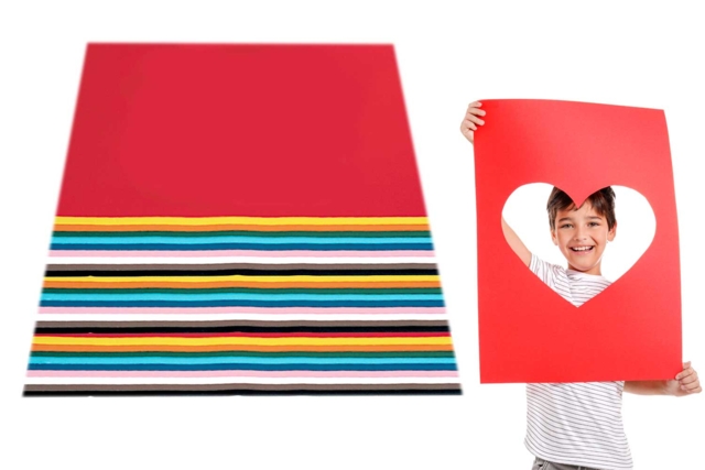 Papel ligero multicolor, 50 x 70 cm - 100 hojas - Papiers colorés - 10doigts.fr