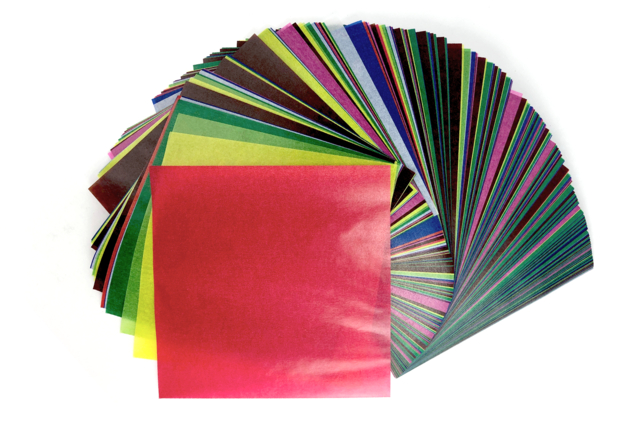 ORIGAMI - Papier calque, vitrail - 10doigts.fr