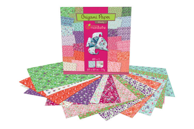 Origami Flower Paper - 60 Sheets - 2 - Origami Papers - 10doigts.com - Papiers Origami - 10doigts.fr
