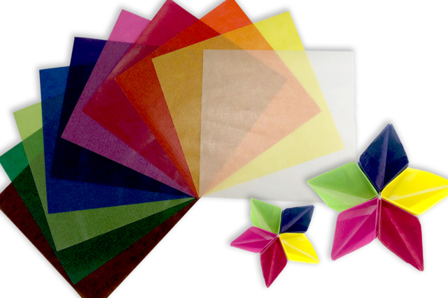 Translucent Papers for Origami - 500 Sheets - 1 - Origami Papers - 10doigts.com - Papiers Origami - 10doigts.fr