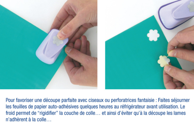 Papel brillante autoadhesivo - Papier métallisé, pailleté - 10doigts.fr