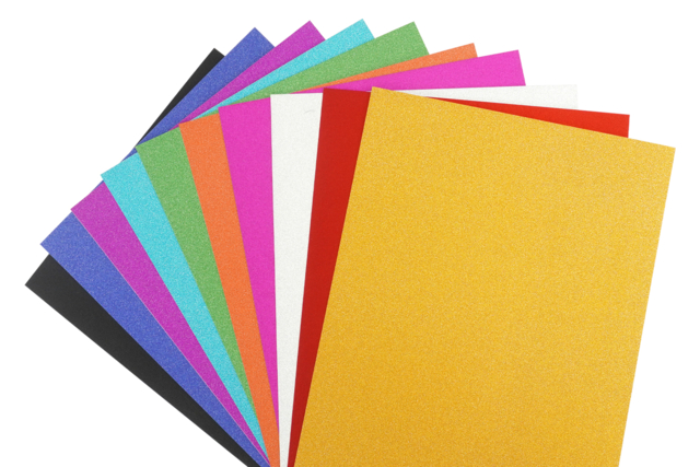 papel purpurina - Papier métallisé, pailleté - 10doigts.fr