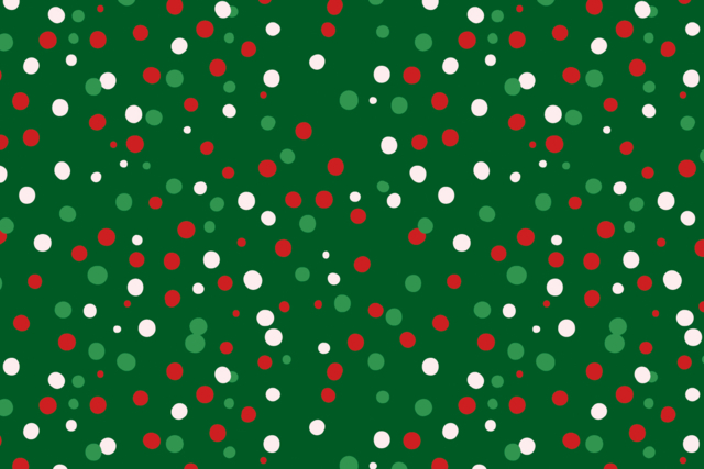 papel de lunares verde rojo - Papiers créatif de Noël - 10doigts.fr