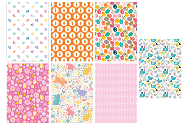 papel de scrapbooking de pascua - Papiers saisonniers - 10doigts.fr