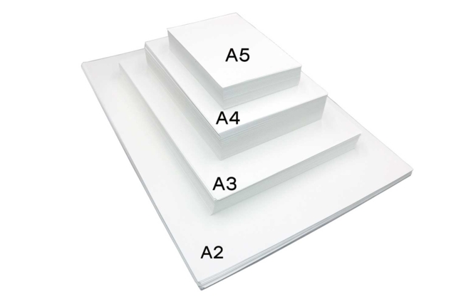 papeles de diferentes formatos - Papiers blancs - 10doigts.fr