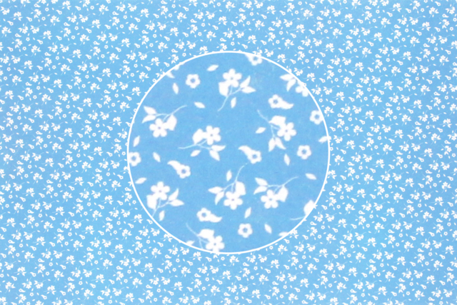 papel de motivos flores azules - Papiers Format A4 - 10doigts.fr