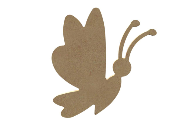 Wooden Butterfly to Decorate - 1 - Wooden Animals - 10doigts.com - Animaux en bois à décorer - 10doigts.fr