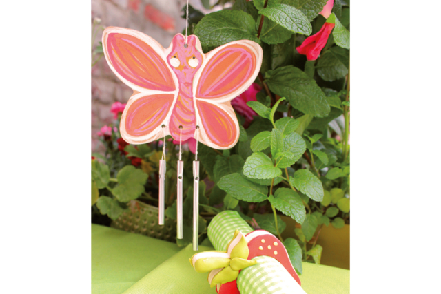 Sound Carillons, Assorted Shapes - 2 - Wooden Decorative Suspensions - 10doigts.com - Mobile en bois à fabriquer et carillons - 10doigts.fr