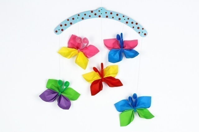 Wooden Mobile Stand - 4 - Wooden Decorative Suspensions - 10doigts.com - Mobile en bois à fabriquer et carillons - 10doigts.fr
