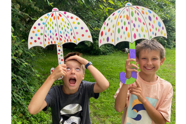 Giant Decoratable Umbrellas - 6 Pieces - 3 - Coloring Shapes and Drawings - 10doigts.com - Coloriage - 10doigts.fr