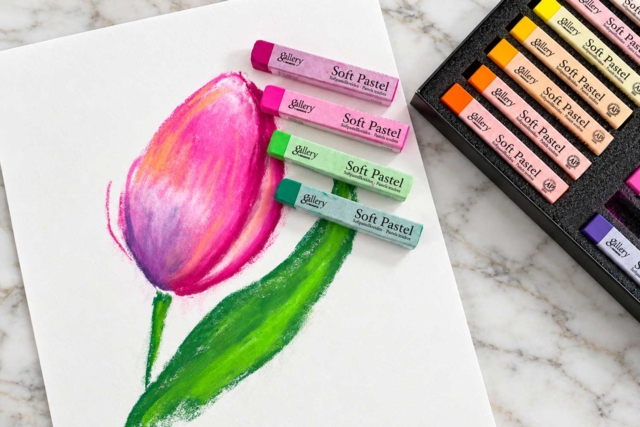 Soft Pastels Gallery Set 48 Assorted Mungyo - Pastels Beaux Arts - 10doigts.fr