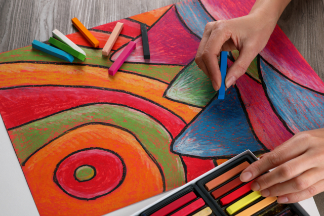pasteles suaves - Pastels et fusains : l'art de la couleur et du contraste - 10doigts.fr