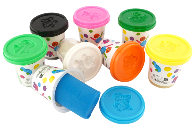 Modeling Clay 145 g - 8 Colors - 1 - Classic Modeling Clay - 10doigts.com - Pâtes à modeler classiques - 10doigts.fr