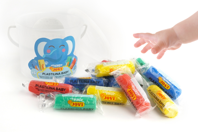 BABY Modeling Dough - 12 Pieces - 1 - Baby modeling dough - 10doigts.com - Pâtes à modeler bébé - 10doigts.fr