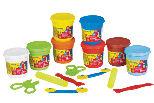 Maxi Modeling Kit - 8 Modeling Clays + Accessories - 4 - Baby modeling dough - 10doigts.com - Pâtes à modeler bébé - 10doigts.fr