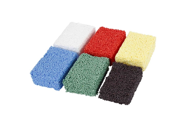 Maxi Bead Modeling Dough - 6 Classic Colors - 1 - Classic Modeling Clay - 10doigts.com - Pâtes à modeler classiques - 10doigts.fr