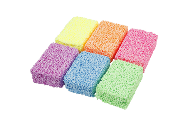 Maxi Bead Modeling Clay - 6 Neon Colors - 1 - Classic Modeling Clay - 10doigts.com - Pâtes à modeler classiques - 10doigts.fr