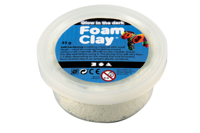 Glow-in-the-Dark Modeling Clay - 2 - Air-Dry Modeling Clay - 10doigts.com - Pâtes à modeler autodurcissantes - 10doigts.fr