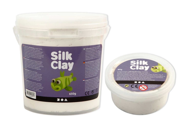 Ultra-Soft Air-Dry Modeling Clay - White - 1 - Air-Dry Modeling Clay - 10doigts.com - Pâtes à modeler autodurcissantes - 10doigts.fr