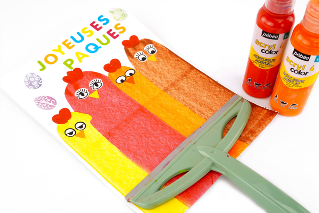 Silicone Squeegee for Painting Activities - 3 - Spatulas and Knives - 10doigts.com - Spatules et couteaux - 10doigts.fr